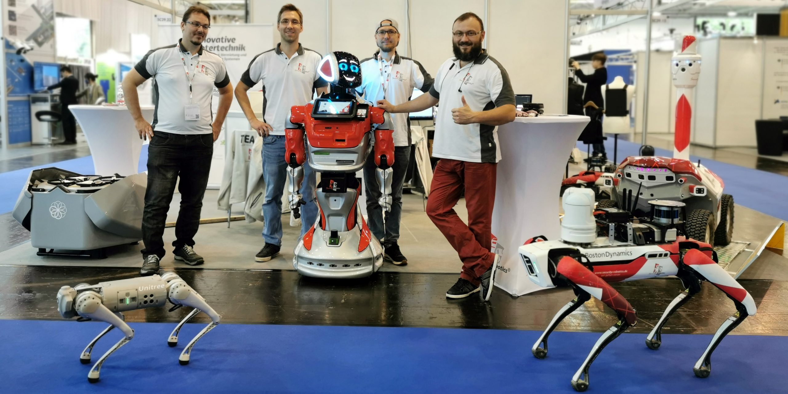 Mehr vom und über das Team von Security Robotics: Menschen und Roboter