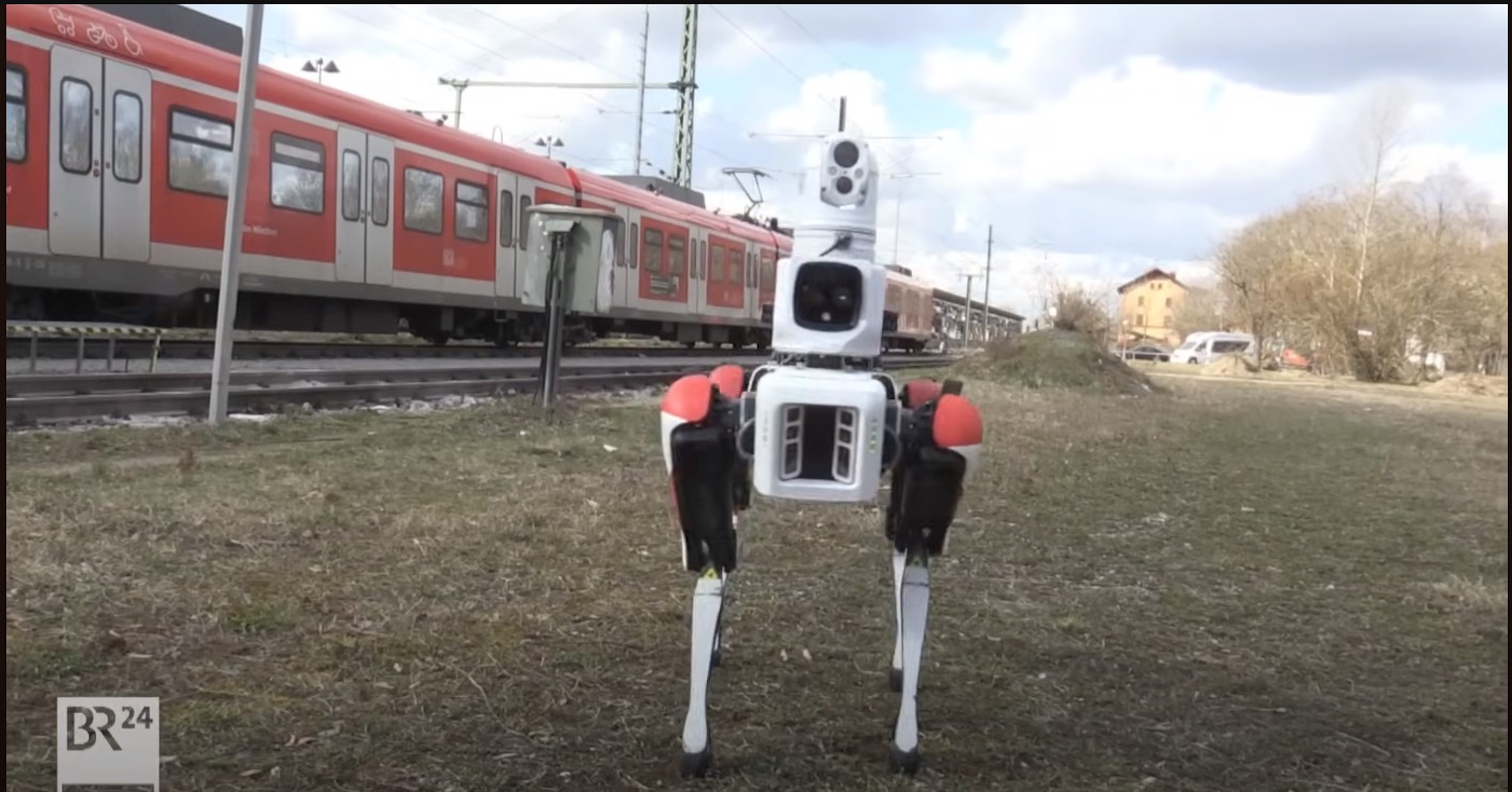 BR24_Deutschen Bahn Roboterhund soll Sprayer aufspüren- Spot on for the next step security on DB