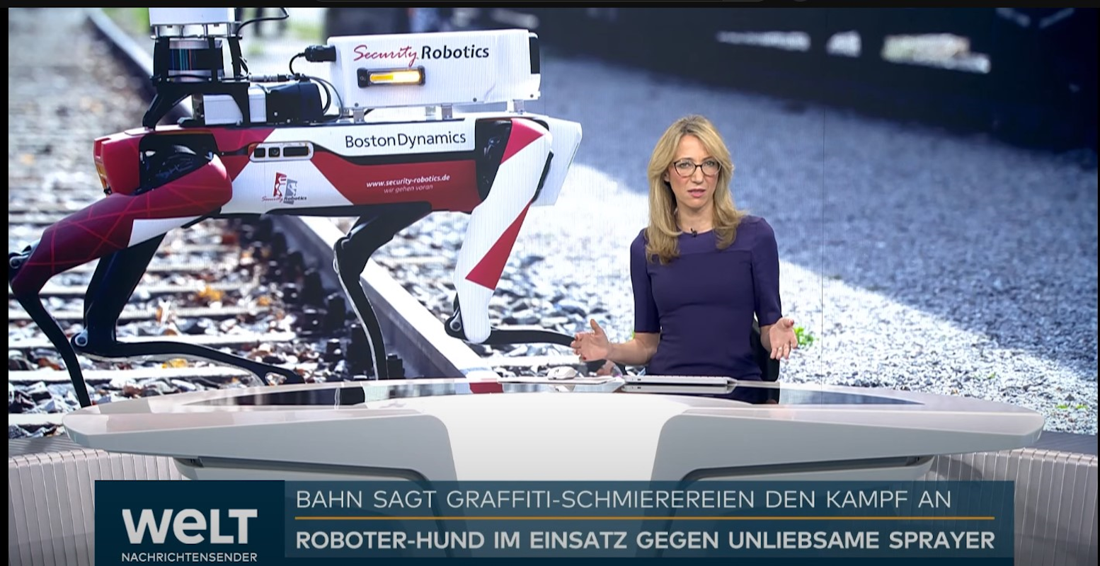 Welt Nachrichtensender_Bahn sagt Grafitti-Schmierereien den Kampf an - Spot on for the next step security on DB