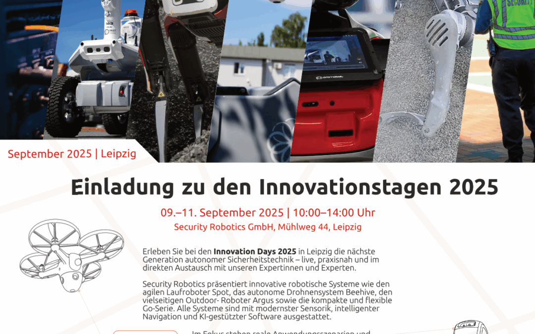 Erleben Sie die Innovation Days 2025 bei Security Robotics